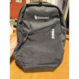 Thule Sweden Bitfarms Laptop Backpack Black Tech Travel Daypack Bag 20L